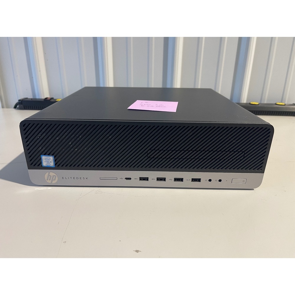 HP EliteDesk 800 G3 SFF PC Intel Core i5-7500 7th Gen 8GB RAM 500GB HDD Black